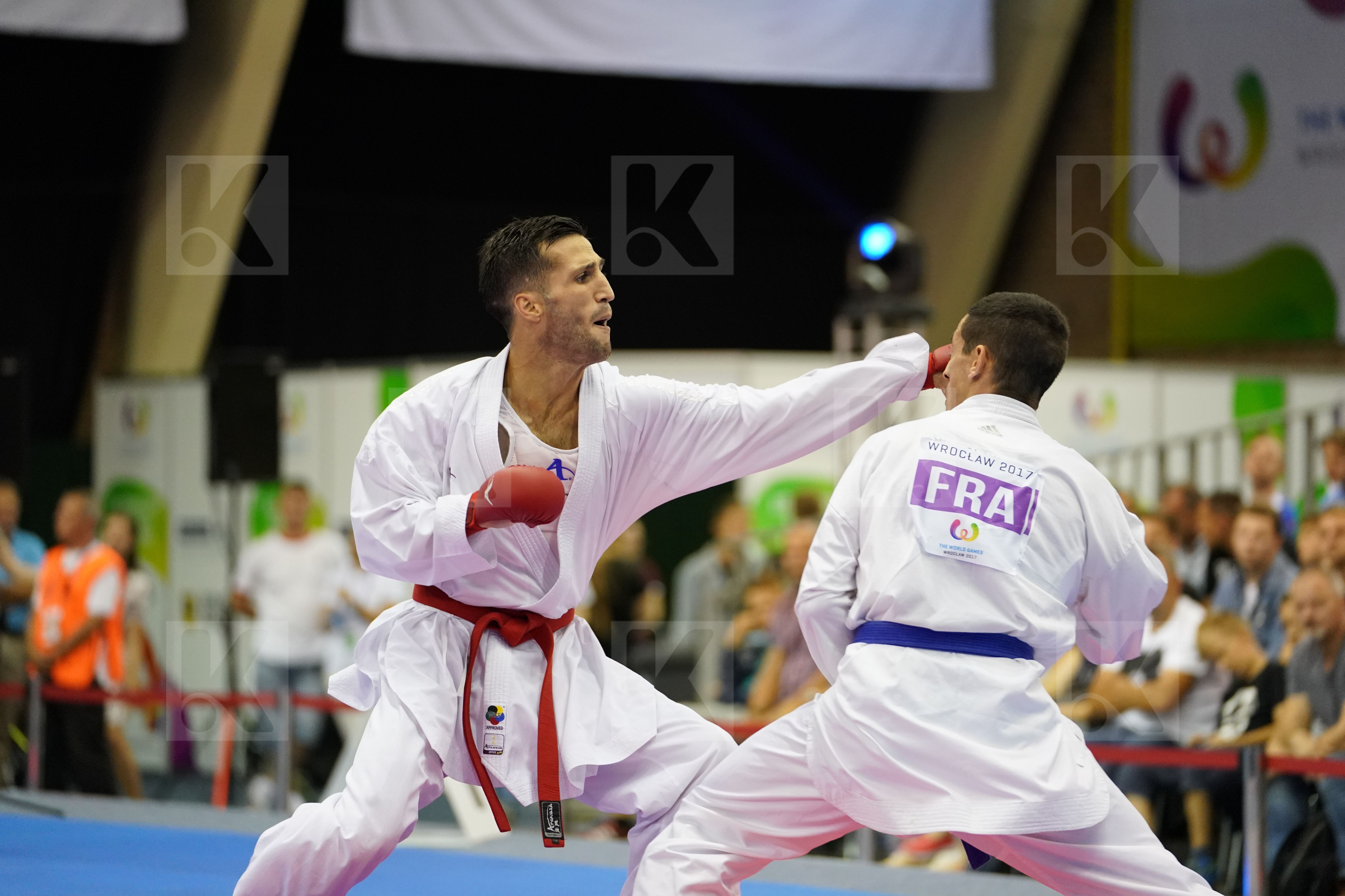Agoudjil Sofiane France Iran Islamic Republic of Male Kumite -60kg Mehdizadeh Amir